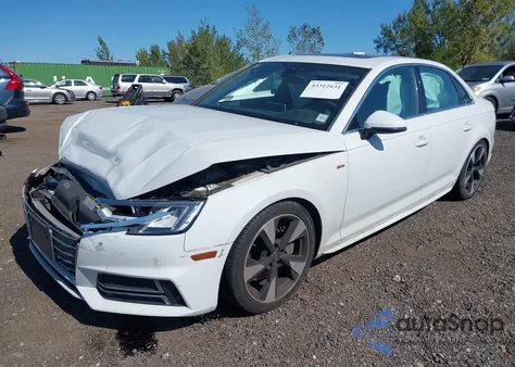 2017 Audi A4 2.0T Premium from USA, damaged, VIN WAUENAF44HN006919